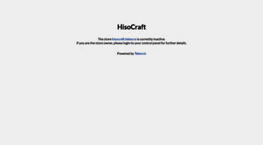 hisocraft.buycraft.net
