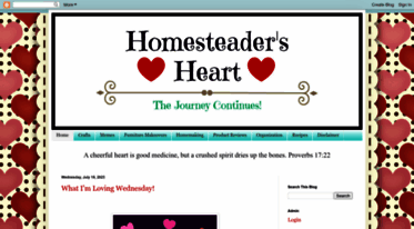 homesteadersheart.blogspot.com