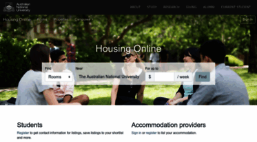 housingonline.anu.edu.au