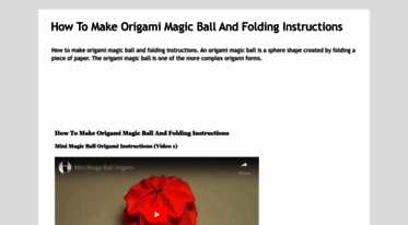 how-to-make-origami-magic-ball.blogspot.com