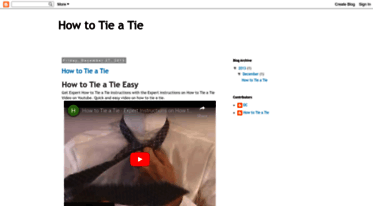 how-to-tie-a-tie-easy.blogspot.com