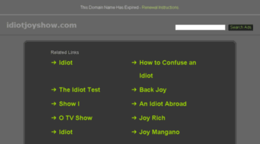 idiotjoyshow.com