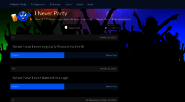 ineverparty.com