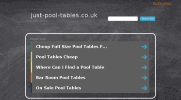 just-pool-tables.co.uk