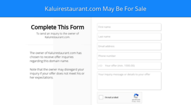 kaluirestaurant.com