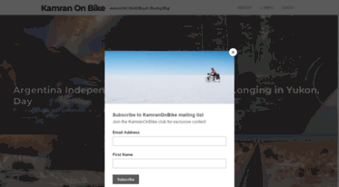 kamranonbike.com