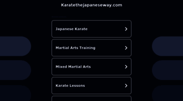 karatethejapaneseway.com