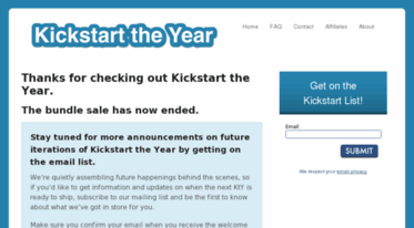kickstarttheyear.com