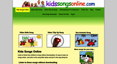 kidssongsonline.com