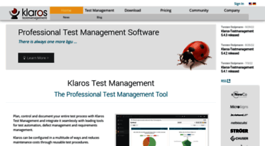 klaros-testmanagement.com