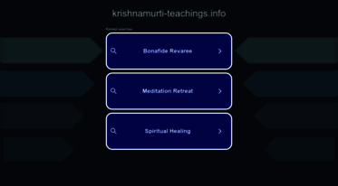 krishnamurti-teachings.info
