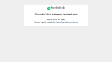 kudosweb.freshdesk.com