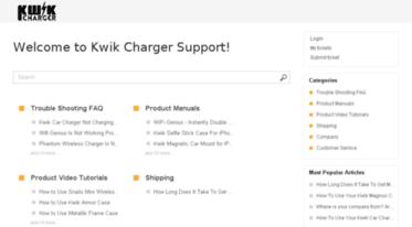 kwikcharger.ladesk.com