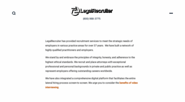 legalrecruiter.com