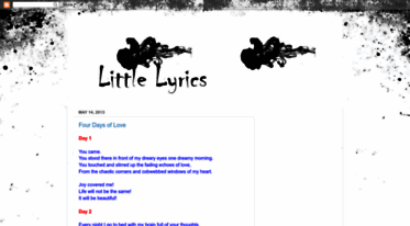 littlelyrics.blogspot.com