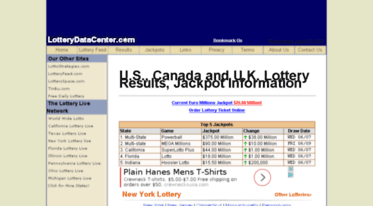 lotterydatacenter.com