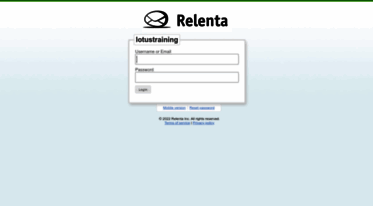 lotustraining.relenta.com