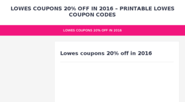lowes3.coupononlinecode.com