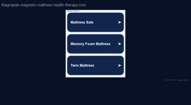 magnapak-magnetic-mattress-health-therapy.com