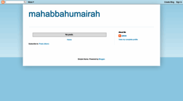 mahabbahumairah.blogspot.com