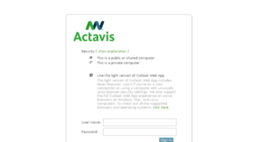 mail.actavis.com