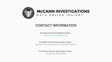 mccanninvestigations.com