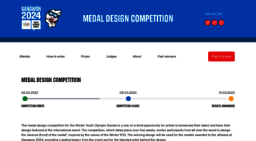 medaldesigncompetition.com