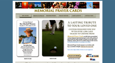 memorialprayercards.com