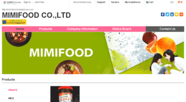 mimifood.tradekorea.com