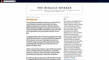 miracleshirker.blogspot.com