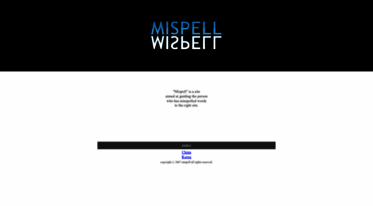 mispell.net