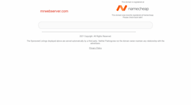 mrwebserver.com