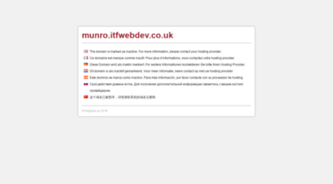munro.itfwebdev.co.uk