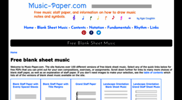 music-paper.com