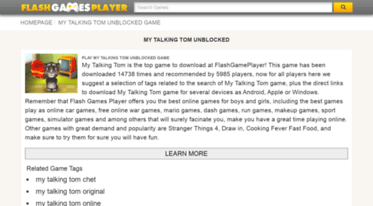 my-talking-tom.flashgamesplayer.com