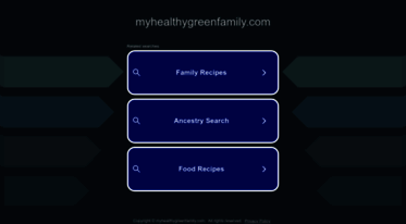 myhealthygreenfamily.com