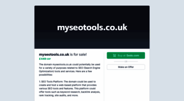 myseotools.co.uk