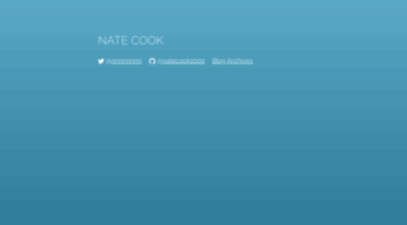 natecook.com