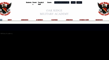 oakridgemilitary.com