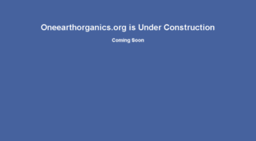 oneearthorganics.org