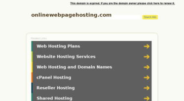 onlinewebpagehosting.com