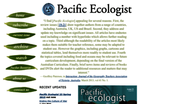 pacificecologist.org
