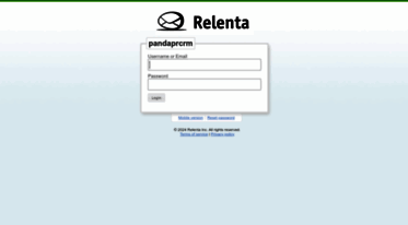 pandaprcrm.relenta.com