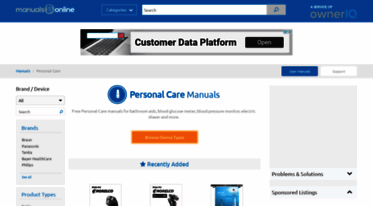 personalcare.manualsonline.com