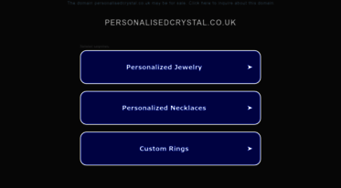 personalisedcrystal.co.uk