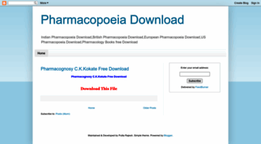 free  textbook of pharmacognosy by c k kokate