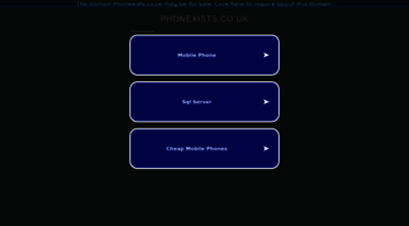 phonexists.co.uk
