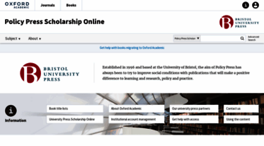 policypress.universitypressscholarship.com