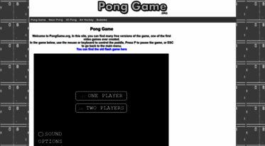 ponggame.org
