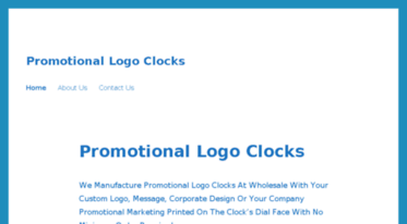 promotionallogoclocks.com